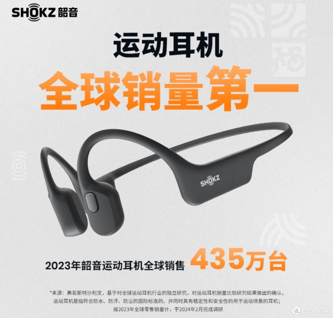 韶音Shokz OpenRun Air骨传导蓝牙无线耳机~