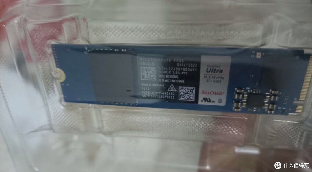 闪迪(SanDisk)500GB SSD固态硬盘M.2接口(NVMe协议)四通道PCIe 3.0至尊高速系列-游戏高