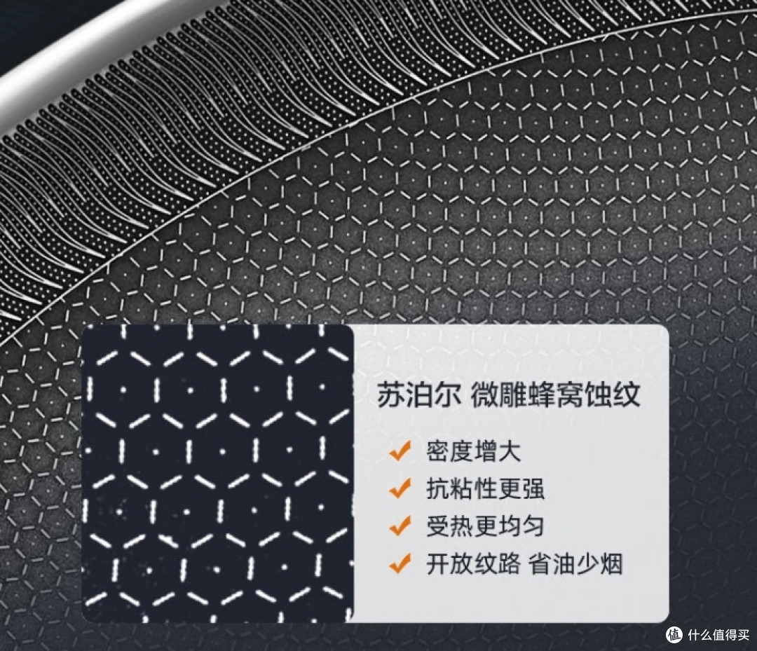 厨房好物:苏泊尔不锈钢蜂窝炒菜锅