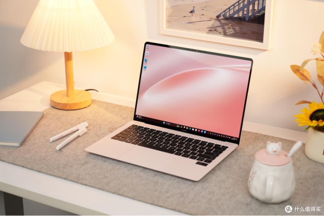 华为粉色笔记本开箱:全新matebook x pro拂晓粉上市,轻薄性能颜值全优