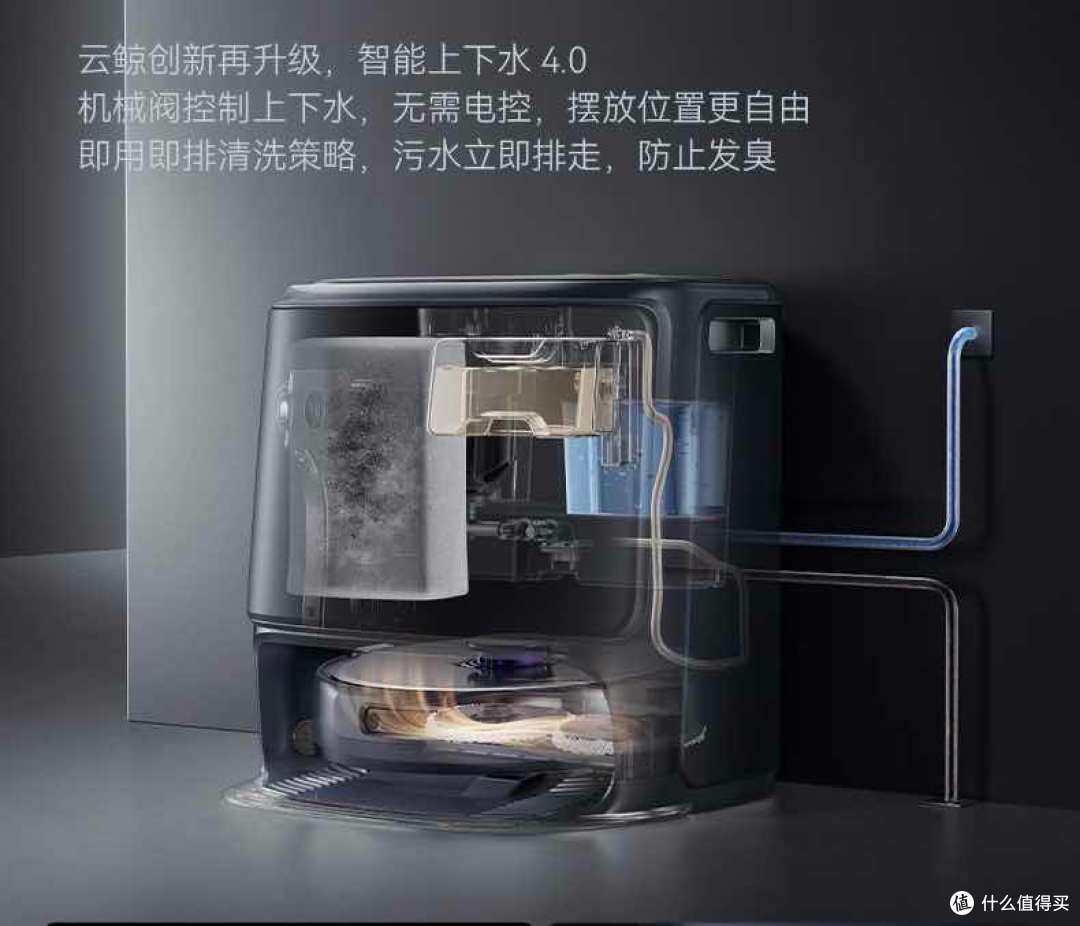 直击痛点!云鲸逍遥001都进化成全智能清洁管家了!这回终于有尖子生卷对方向了!