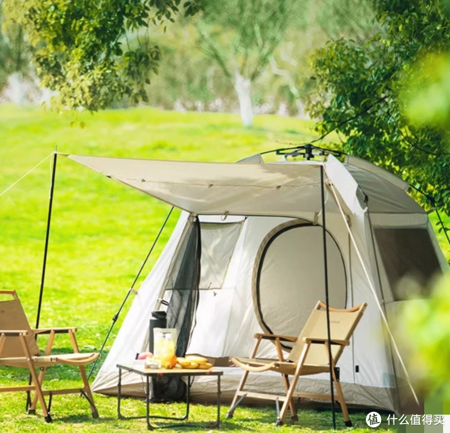 户外帐篷理想型–迪卡侬升级速开天幕帐篷4537849