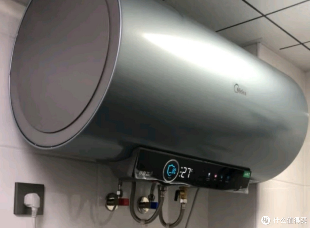 美的电热水器出水断电60升80L一级能效家用卫生间变频速热节能V7S