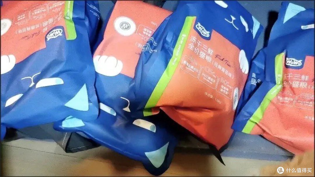 WOWO猫粮成猫 全价无谷冻干三鲜猫干粮6kg 经典海苔味 40%粗蛋白