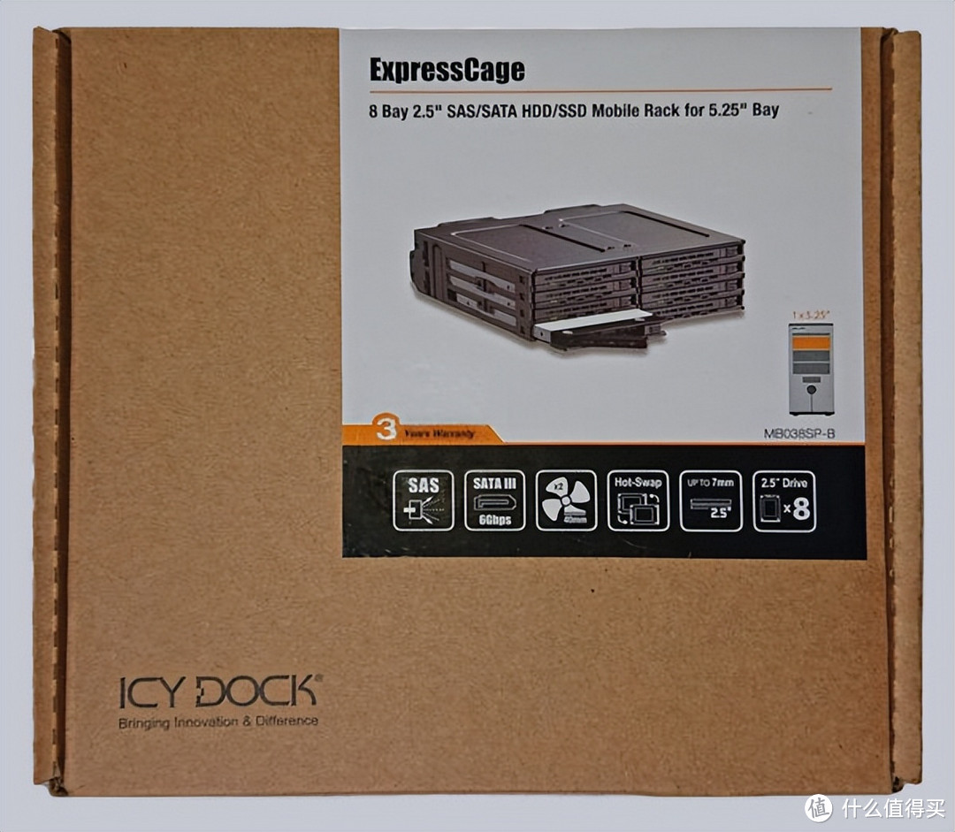 ICY DOCK Expresscage MB038SP-B硬盘抽取盒评测