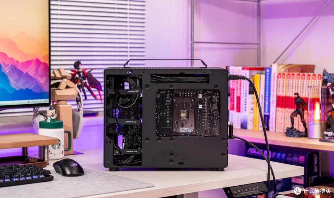 20L的MATX——ROG X670E GENE+4070S金属大师+乔思伯Z20装机展示