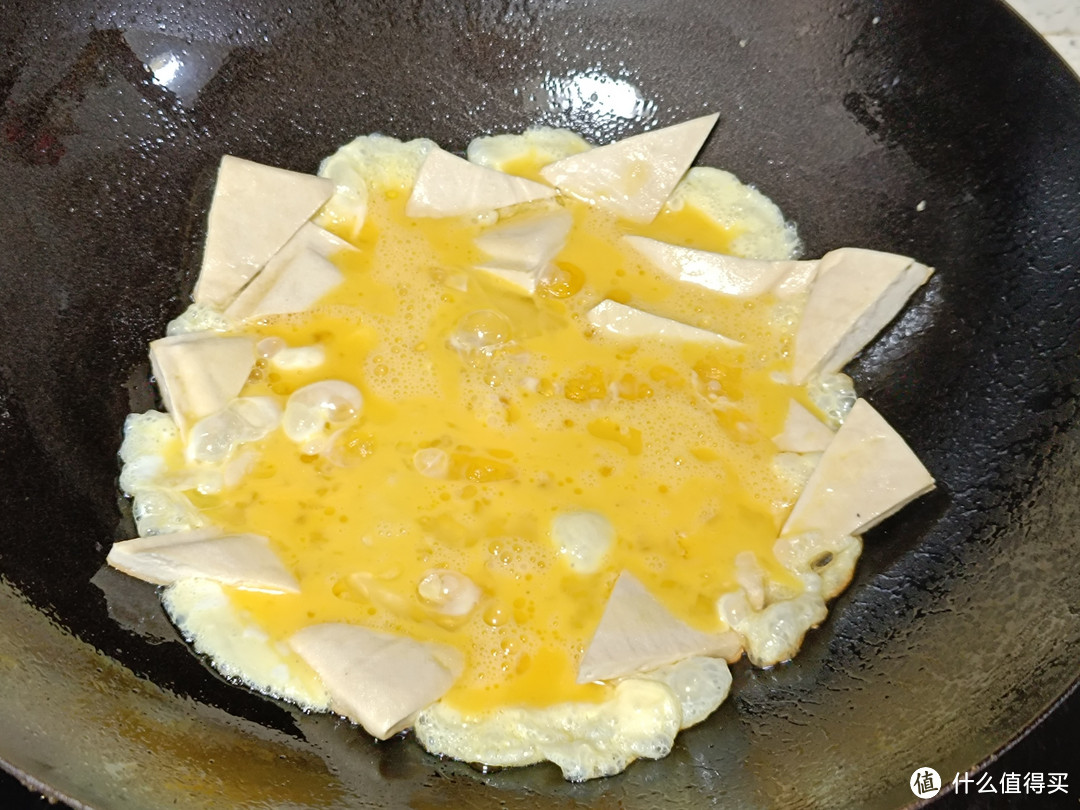 鸡蛋煎豆腐