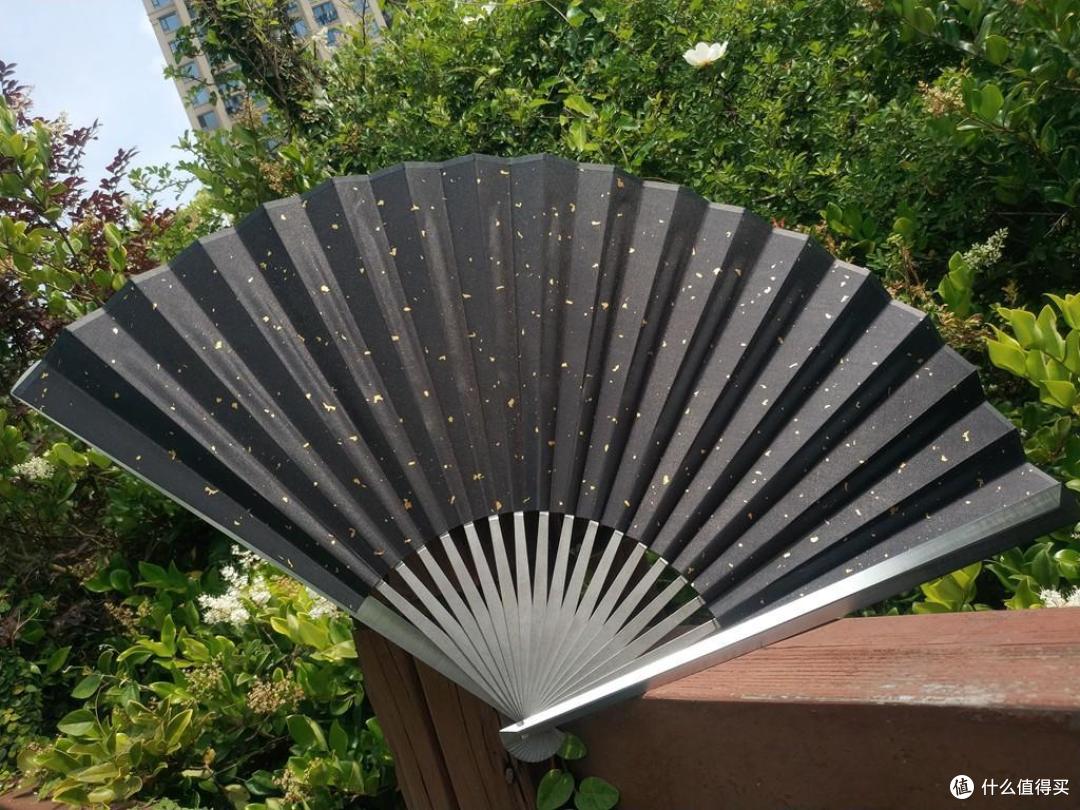 清风徐徐,是净是华也是风流:北斗作全钛无扇钉折扇