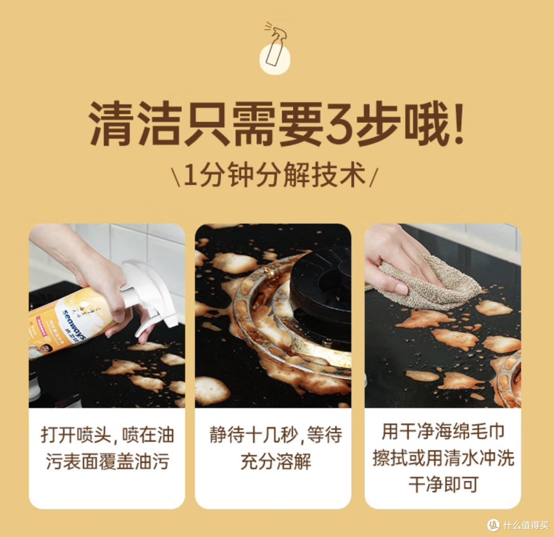 告别油腻！水卫仕油烟机清洁剂，让你的厨房焕然一新！