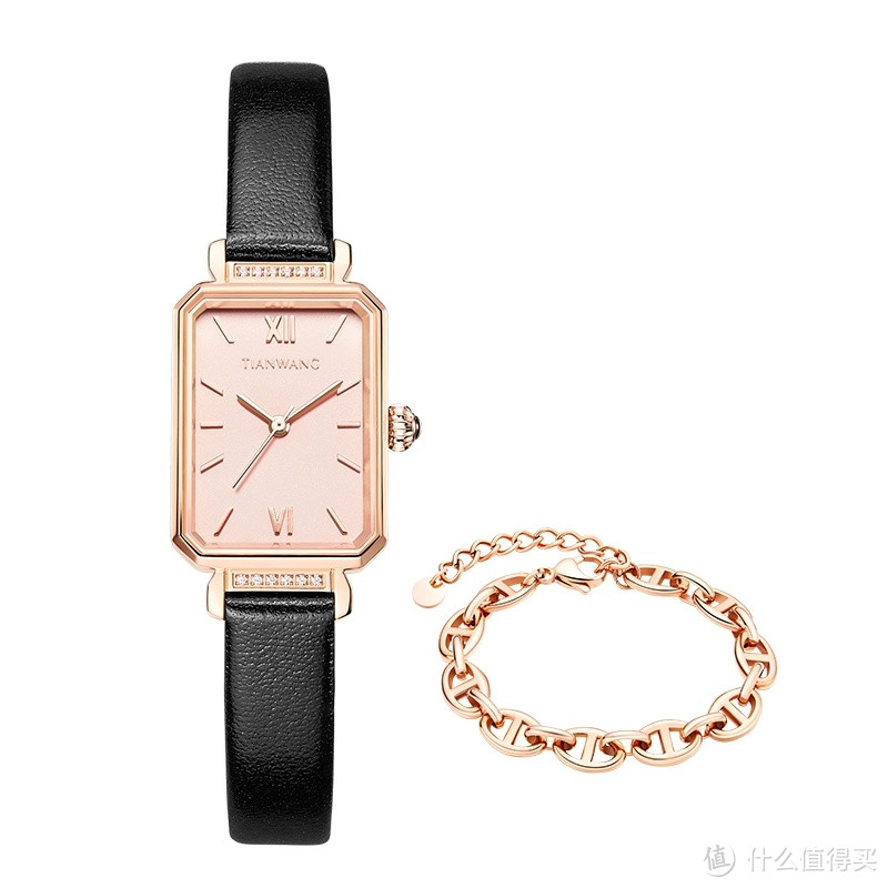 520送给女朋友的礼物可以选择经典的天王轻奢小方表绿表31283方形小众石英女表高颜值手表。