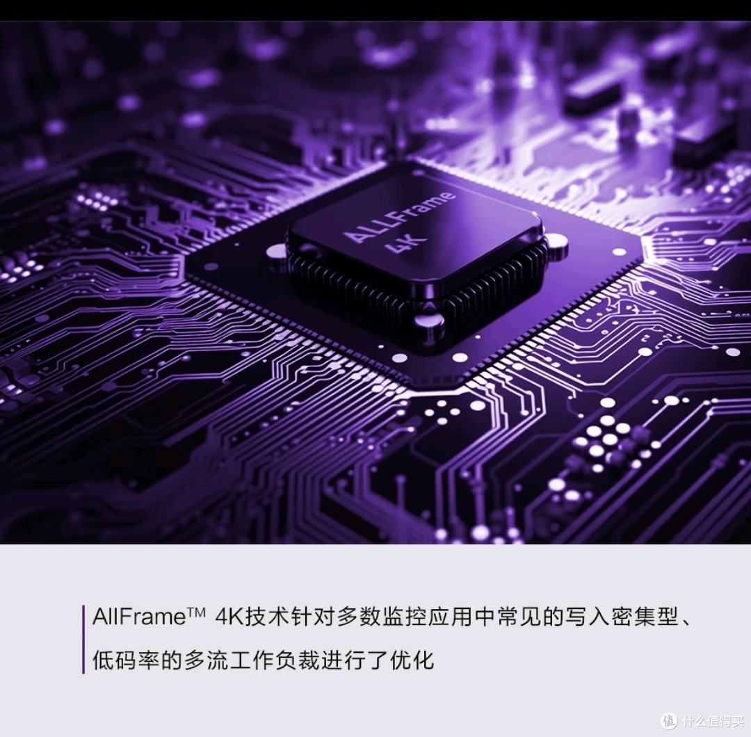 西部数据监控级硬盘WD Purple西数紫盘4TB