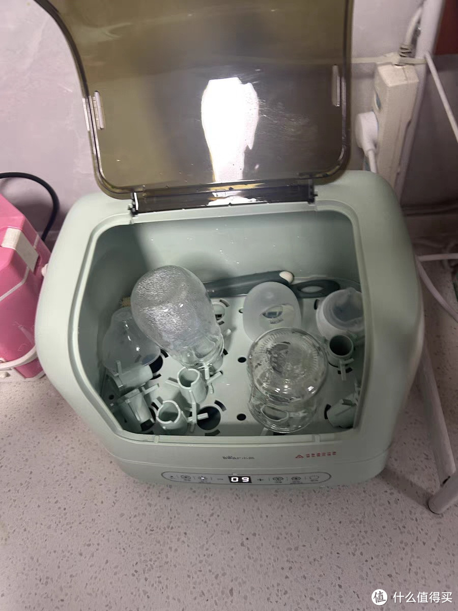 小熊奶瓶消毒器带烘干二合一宝宝专用消毒锅柜婴儿一体机蒸汽消毒