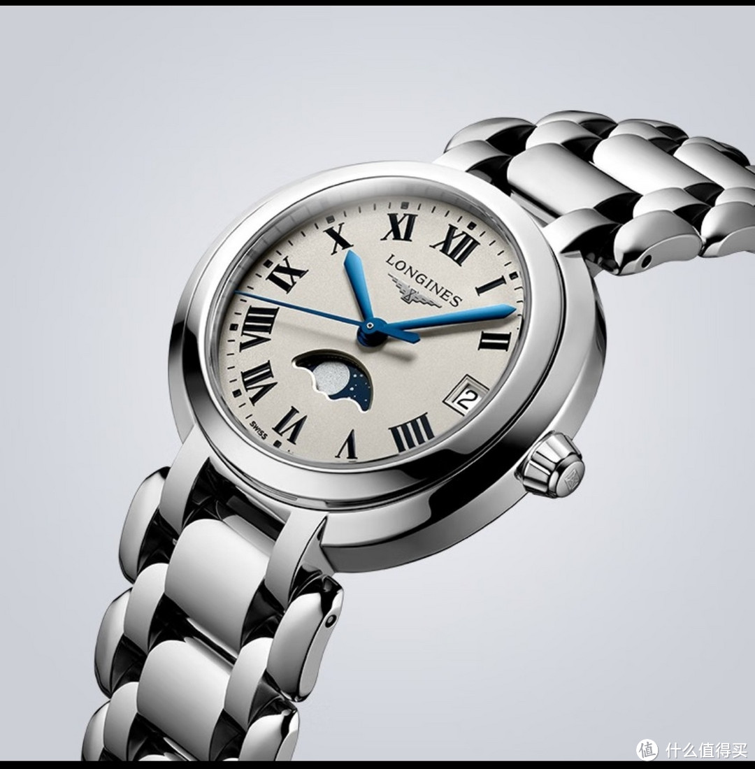 浪琴，瑞士手表， 心月系列 。