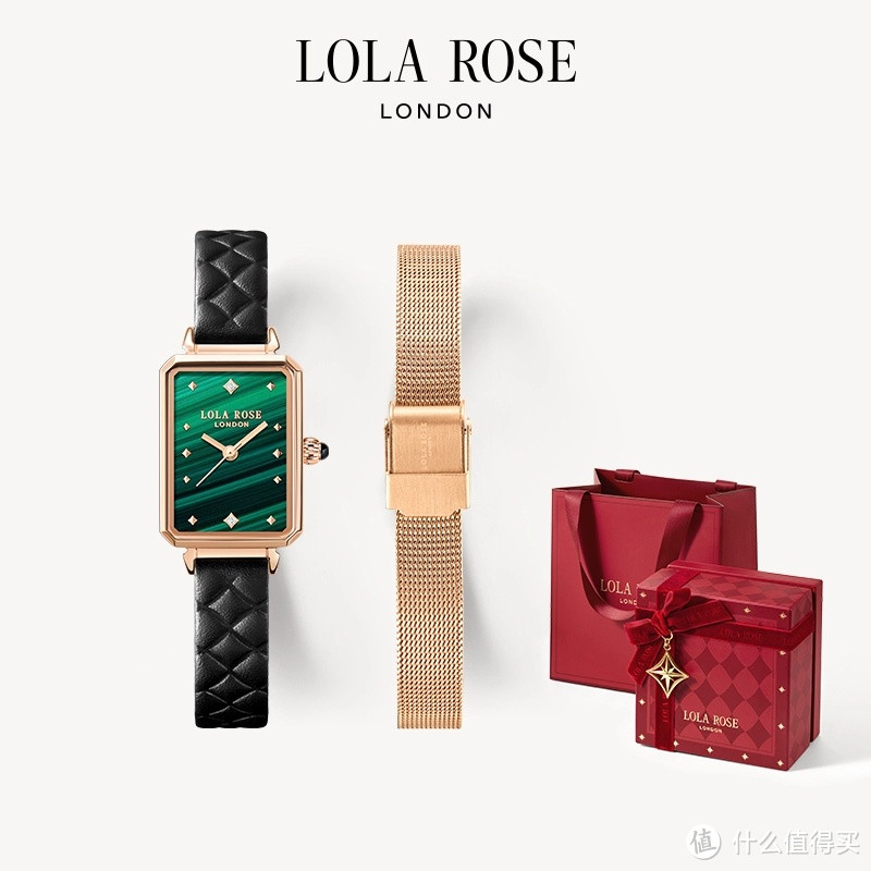 腕表军团集结号，Lola Rose罗拉玫瑰小绿表女士手表女款绿色轻奢时尚小众生日礼物。