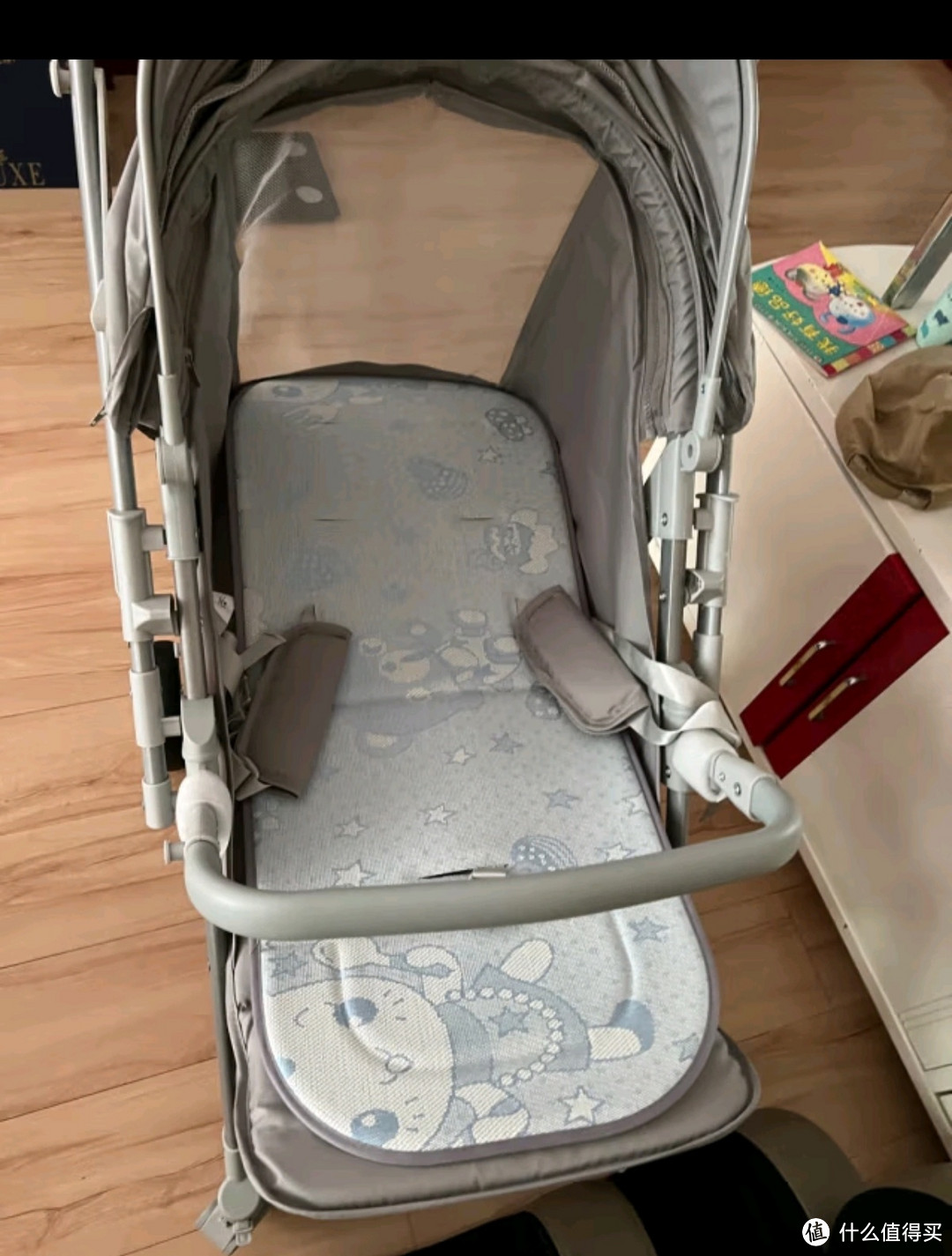 盟石遛娃神器婴儿车0-6岁用折叠可坐可躺带减震双向