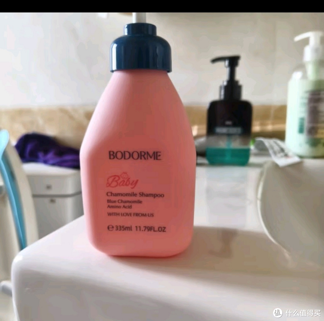 贝德美（bodcrme）蓝甘菊儿童沐浴露520ml 温和洁净 水润保湿 弱酸性男女孩宝宝通用