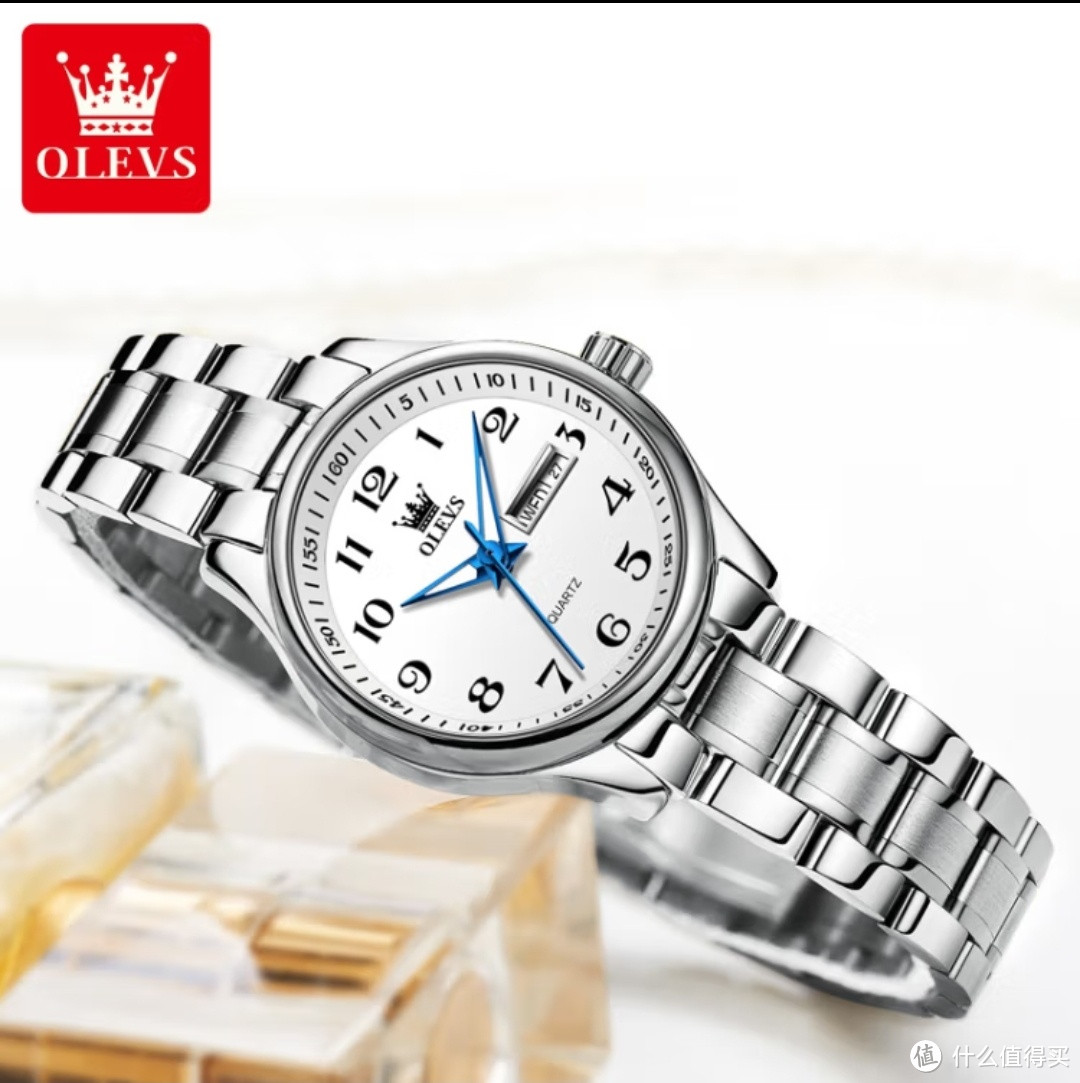 欧利时（OLEVS）瑞士认证品牌手表原装石英机芯女士手表简约手表送女士商务女表
