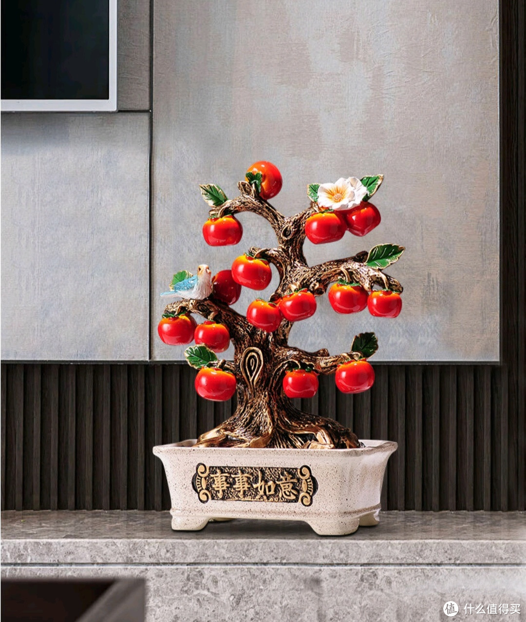 朵帆柿柿如意，让生活充满美好寓意的艺术之选