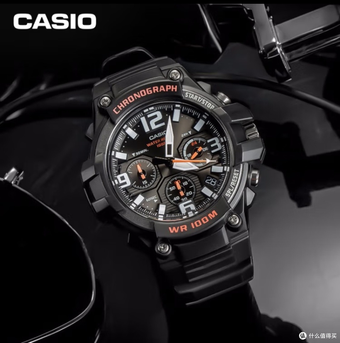 卡西欧(CASIO)手表男士运动学生考试电子日韩表520送男友礼物