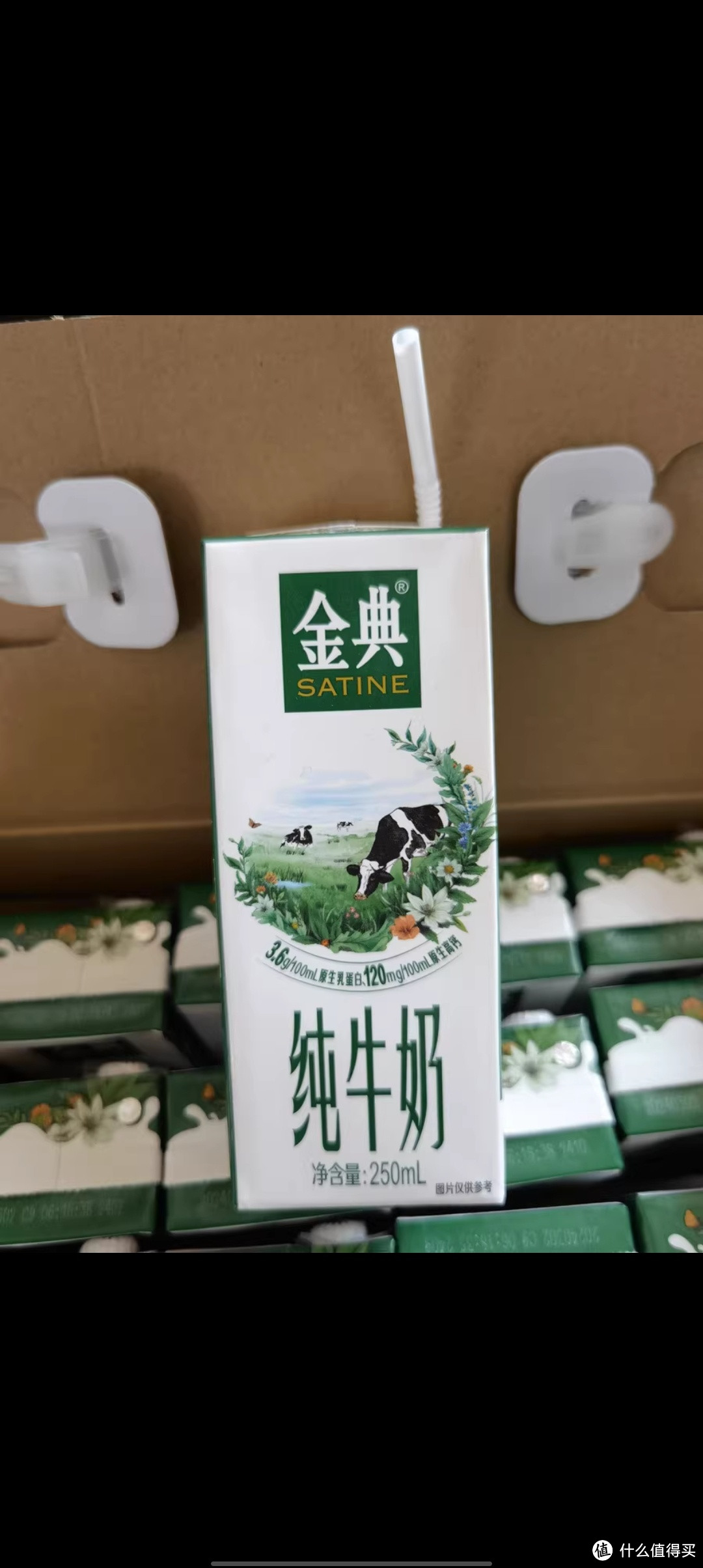 伊利金典纯牛奶250ml*12盒整箱优质蛋白学生营养早餐奶 1件装