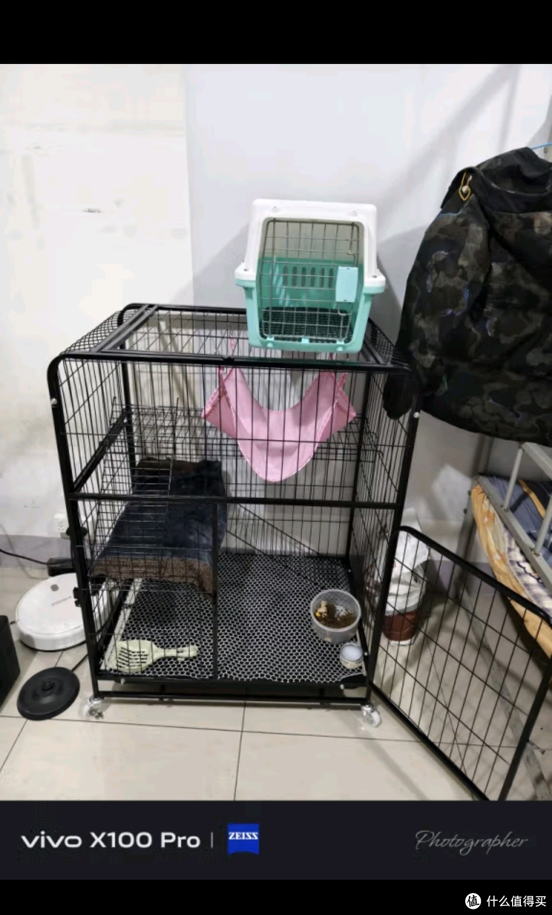 宠乐乖（CHONGLEGUAI）猫别墅猫笼子带厕所大号加粗方管猫窝猫舍猫屋家用宠物笼子三层