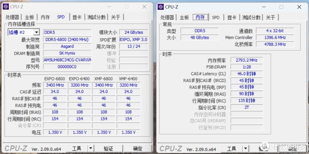 纯白内存超频新选择，阿斯加特女武神二代 6800 24GX2测评