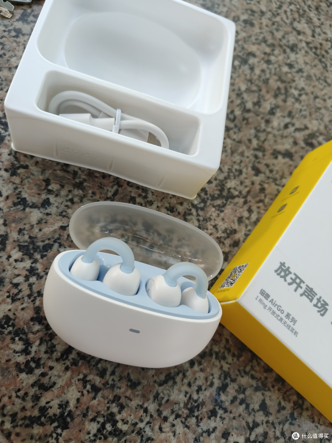 倍思1ring 蓝牙耳机耳夹式 骨传导耳机概念 开放式不入耳无线降噪运动