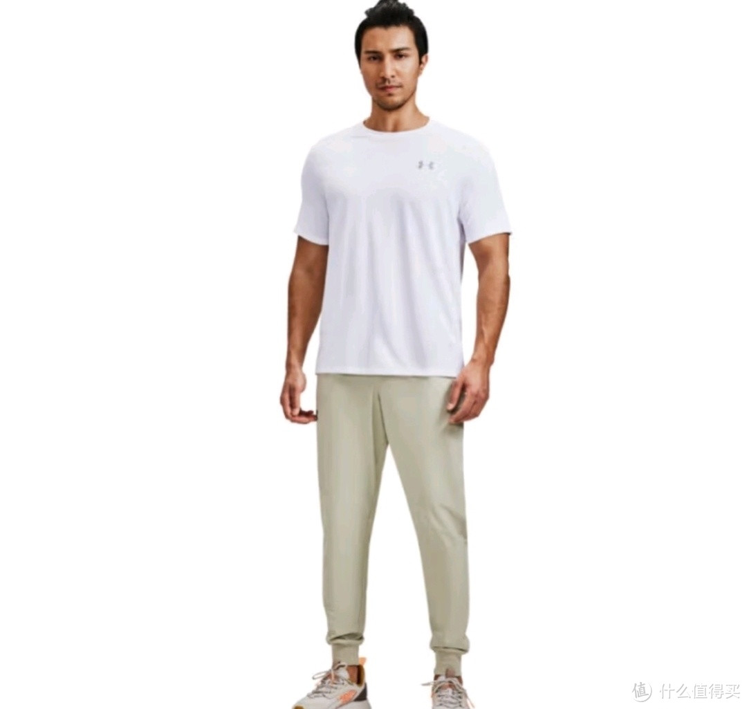 安德玛Tech 2.0男子训练运动短袖T恤1326413白色100 XXL