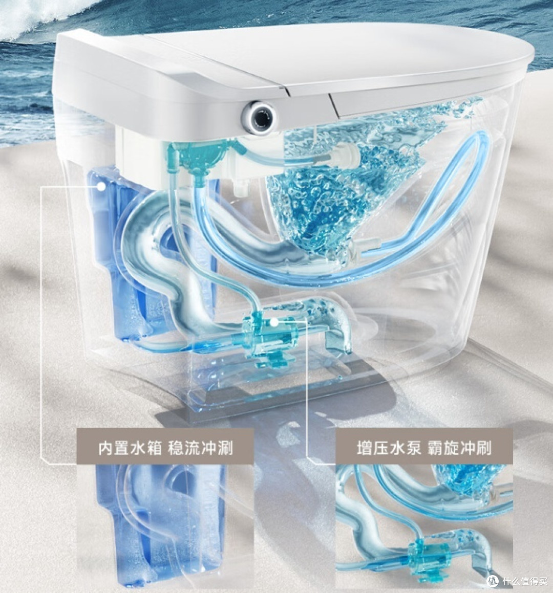 东芝小海豚智能马桶A400-305:小户型的好选择