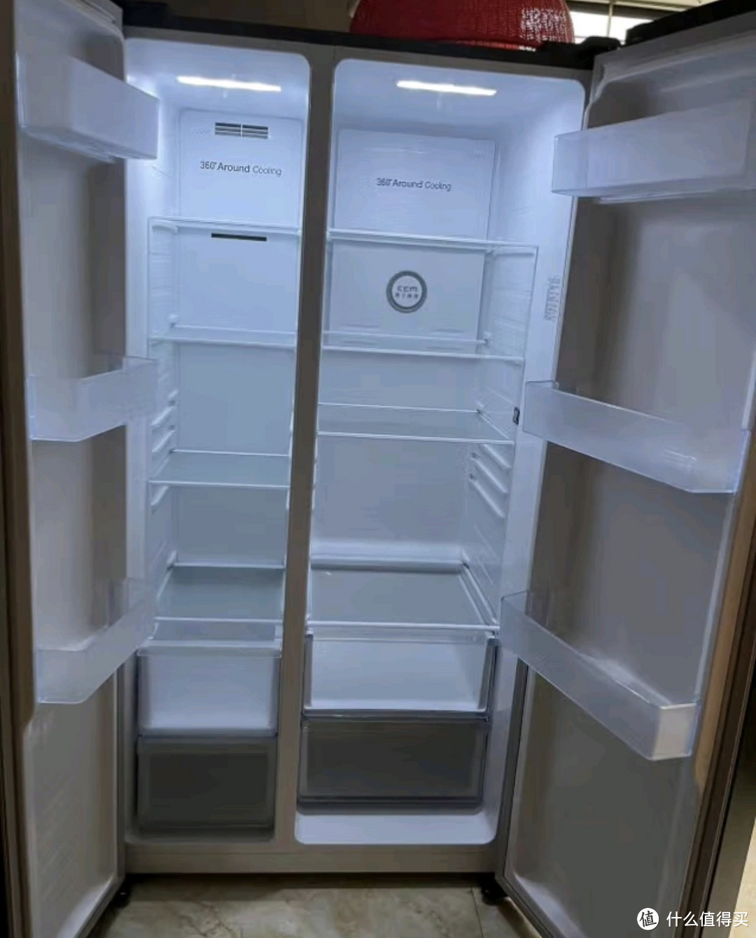 容声（Ronshen）离子净味609升变频一级能效对开门双开门冰箱家用无霜离子除菌