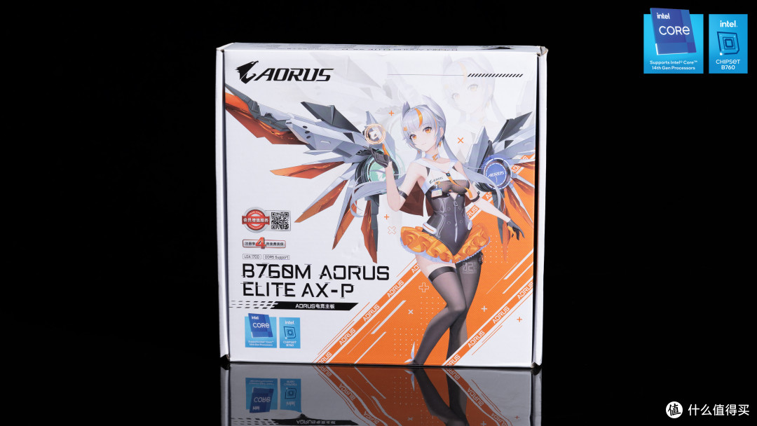 主板就是来自技嘉最新的b760m aorus elite ax-p 雕妹(以下简称b760m