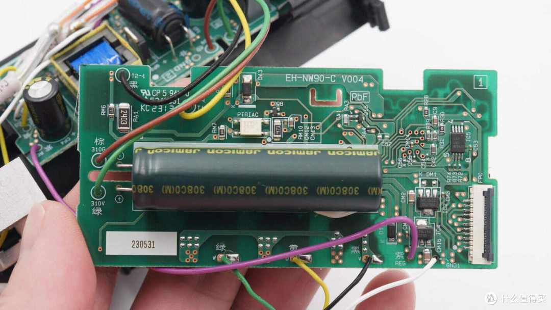 拆解报告:Panasonic松下电器1200W电吹风EH-NW90