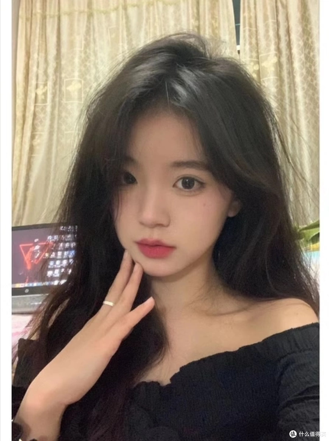 刘海假发女片头顶蓬松增发量八字刘海全真发遮白发自然轻薄假发片