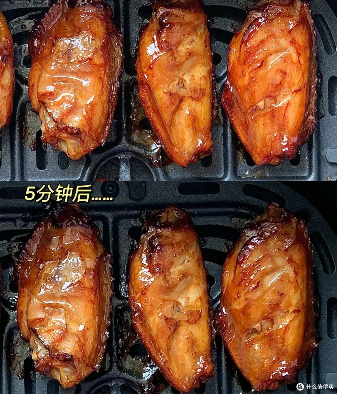 鲜嫩多汁的烤鸡翅