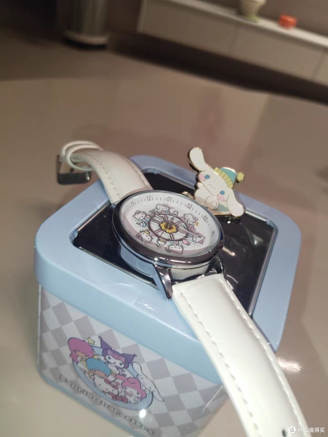 hellokitty联名 凯蒂猫旋转木马手表女 儿童学生女款女生生日礼物