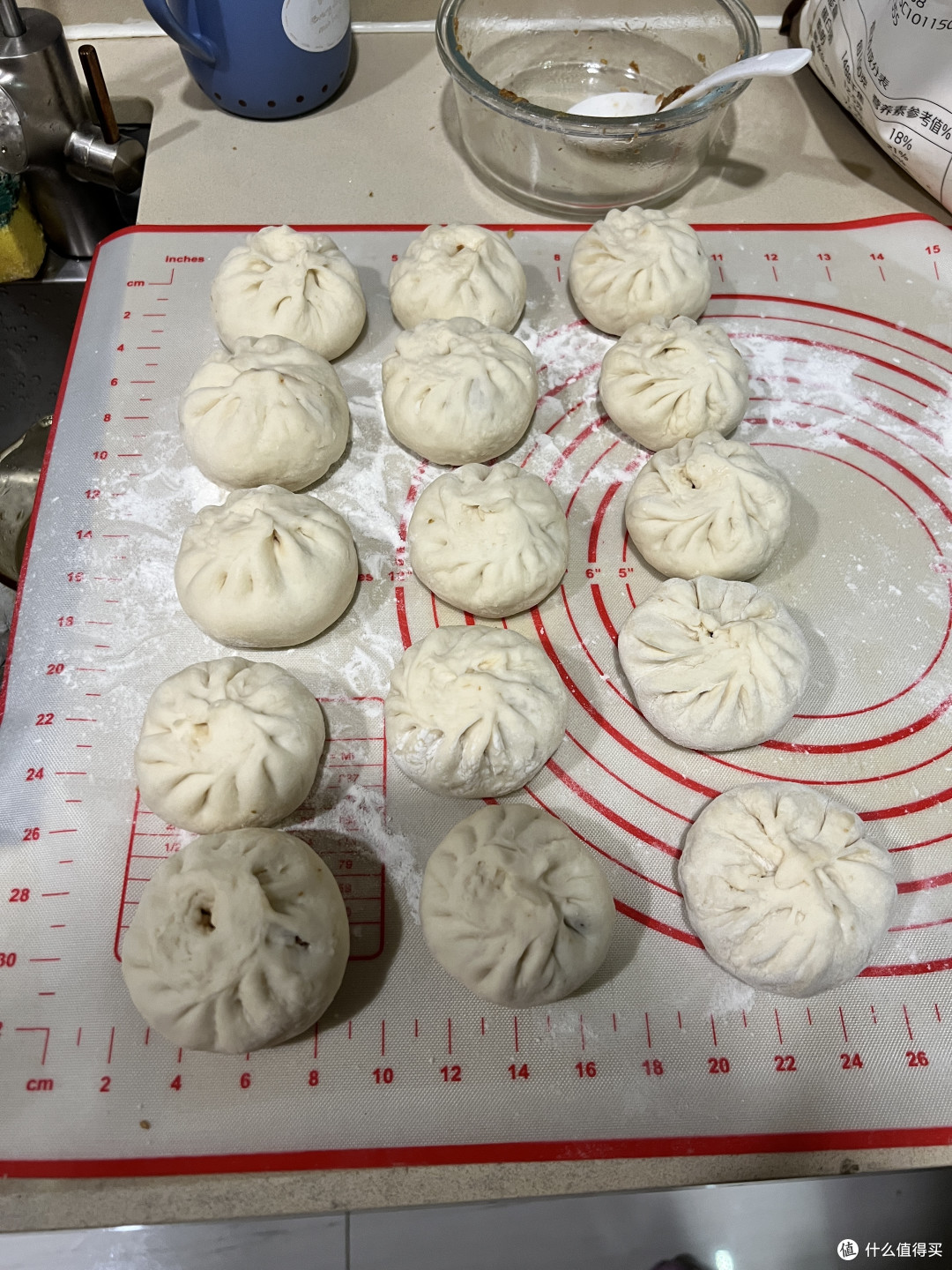 我的全能媳妇,今天做的酸菜肉馅包子