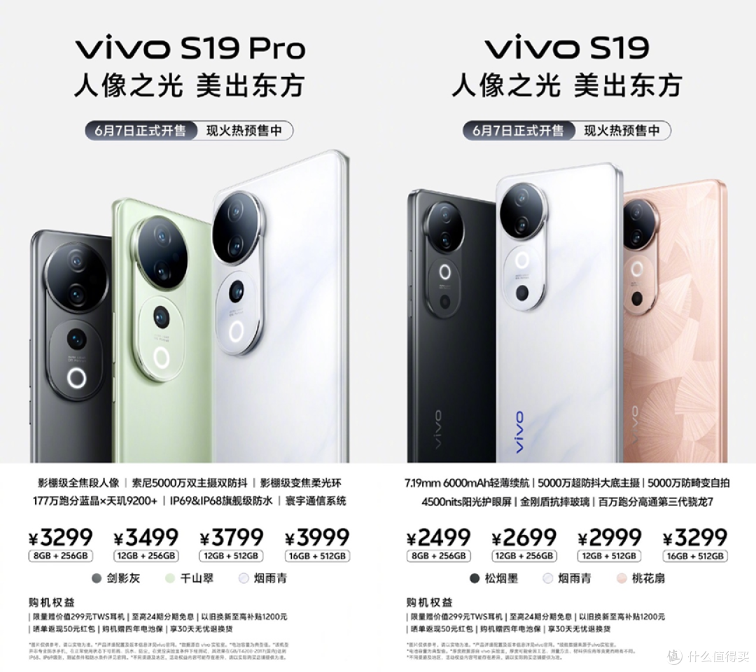 vivo S19系列轻薄好看拍照强:带你一图看懂它的强大!