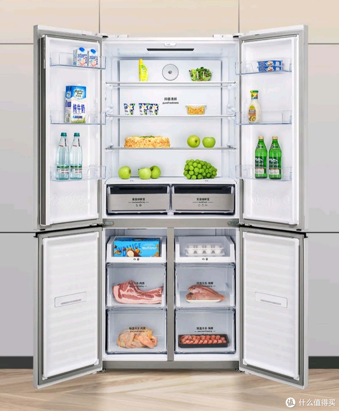 高品质的冰箱就选西门子十字星系列冰箱KC502080EC
