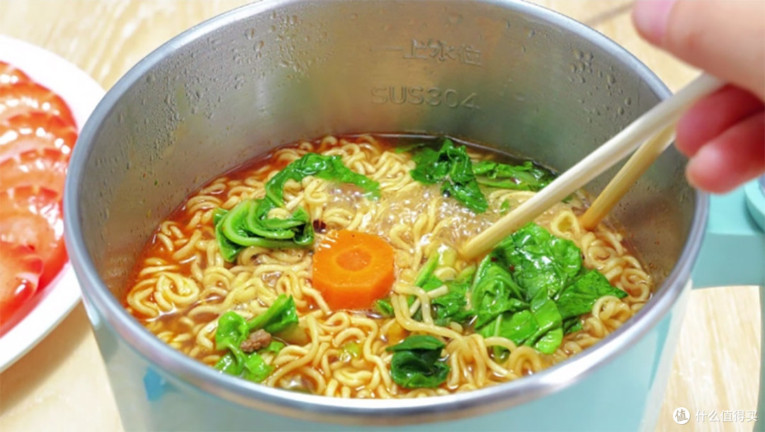 欧点电煮锅小型宿舍煮面锅