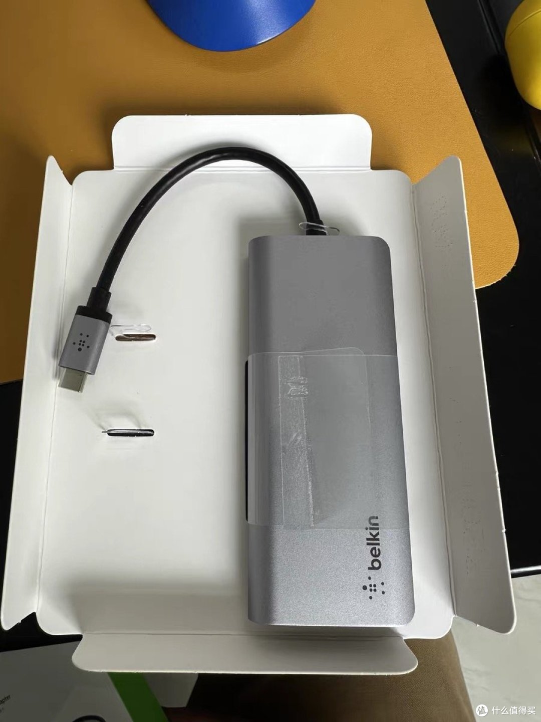 贝尔金Belkin拓展坞TypeC转HDMI扩展坞适用ipad/Macbook苹果笔记本电脑转接头投屏USB扩展器网线转接口