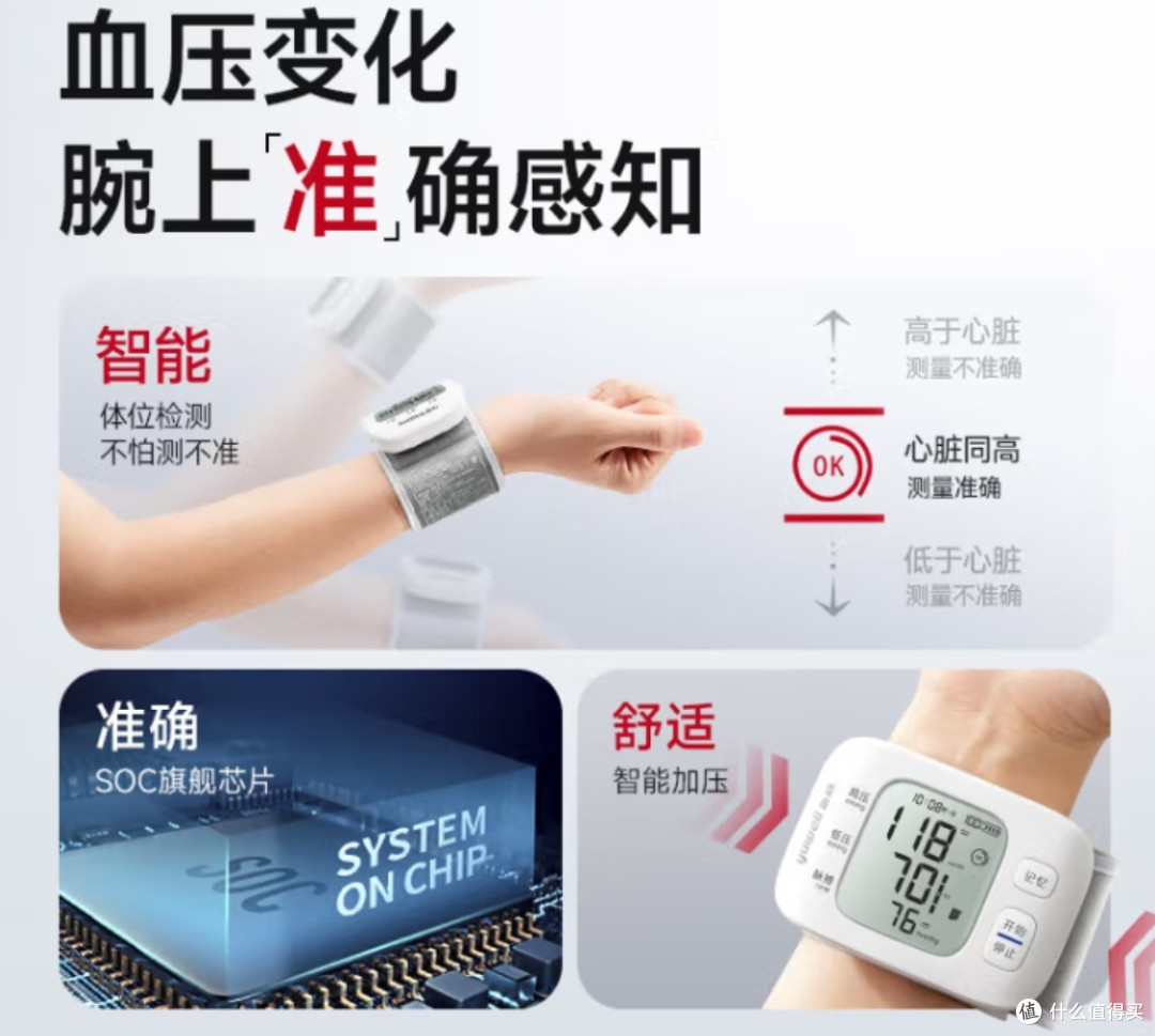 鱼跃(YUWELL)手腕式电子血压计:便携精准的健康伙伴