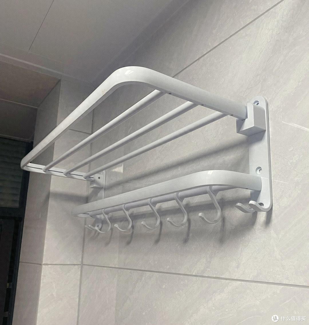 卫生间毛巾架，最妙的4个安装位置，好看又实用，值得借鉴！_卫浴用品_什么值得买