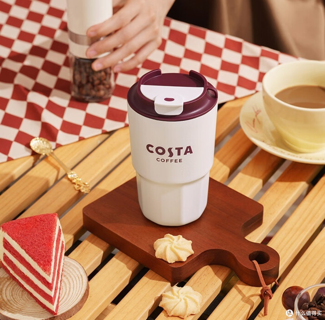 京东京造COSTA联名咖啡杯:保温保冷,随行自在