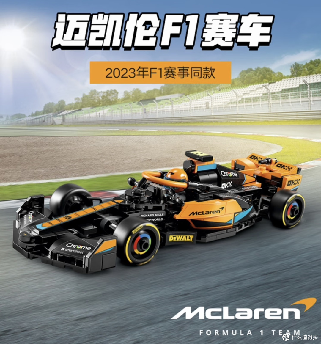乐高版迈凯伦F1赛车,速度与激情的完美结合!