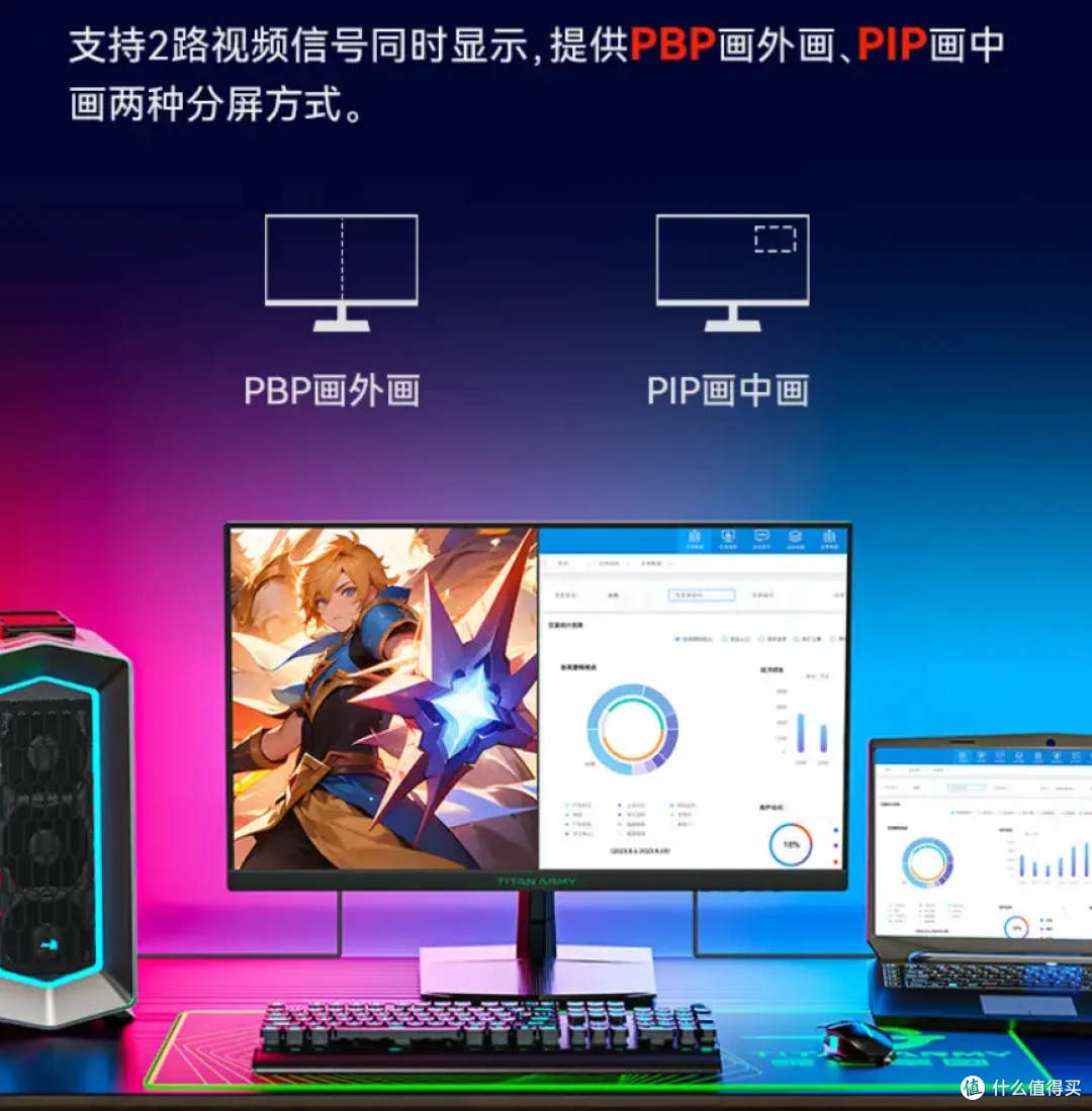 【泰坦P2510R】显示器24寸视觉效果会不会更好？千元内电竞显示器如何选择 ?