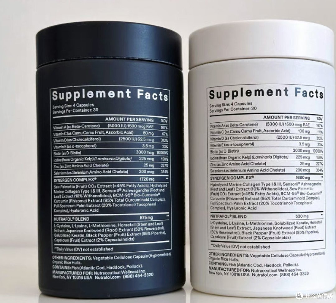 蓬发密发口服——Nutrafol的NF黄金胶囊