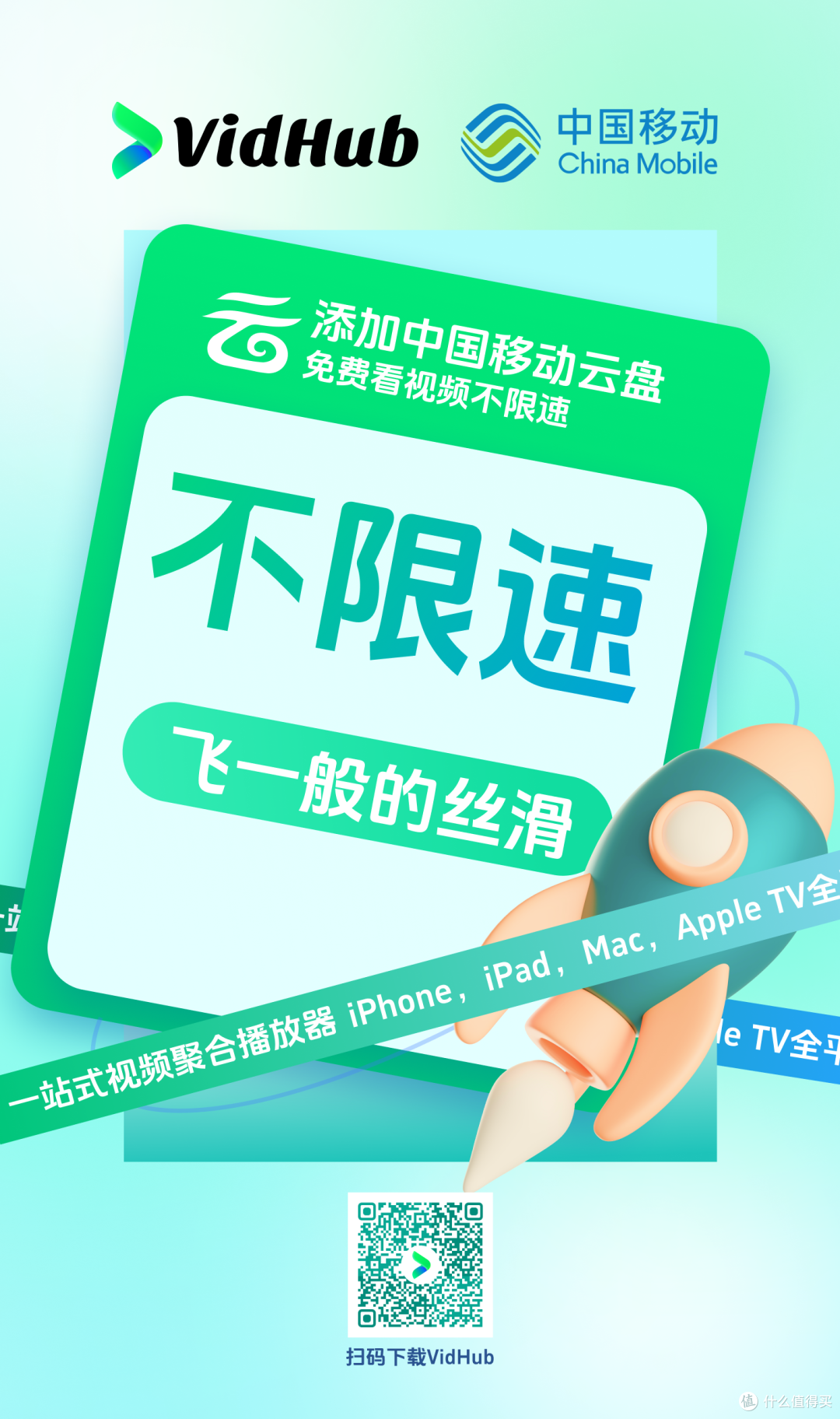 VidHub和移动云盘联动了,支持直接挂载