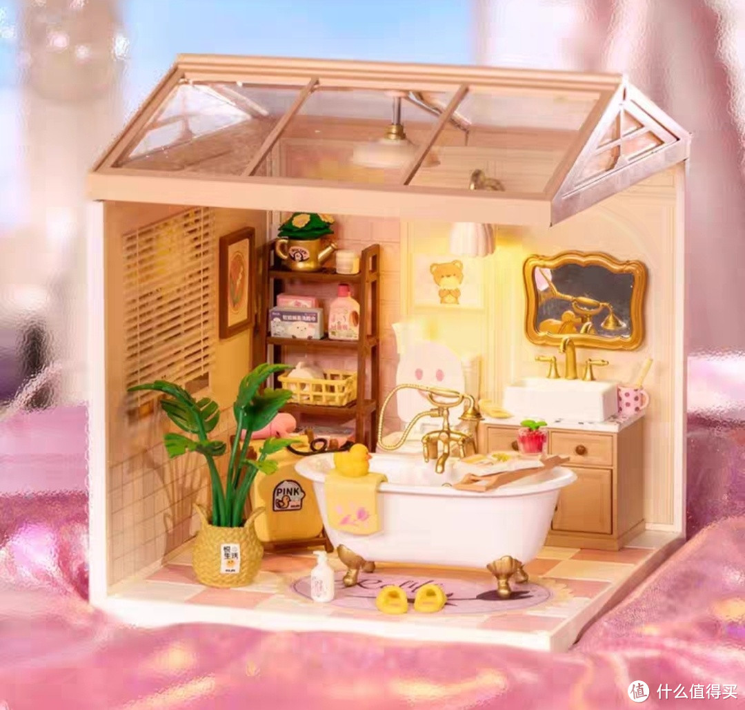 浴室益智积木拼装玩具模型 DIY 小屋，开启创意与乐趣的之旅