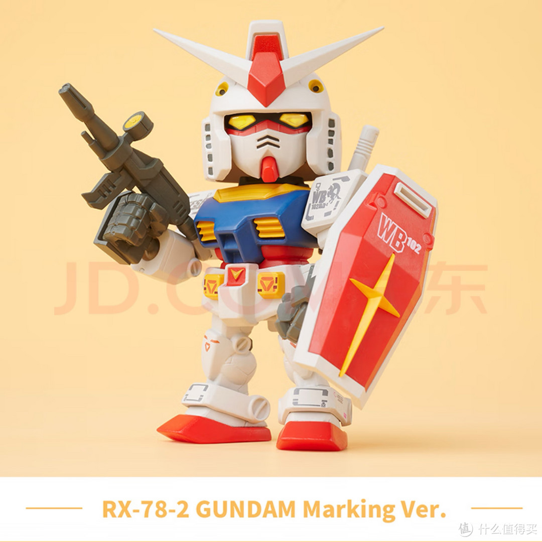 TOP TOY QMSV mini高达RX-78GUNDAM 2ND MODEL元组高达经典2代盲盒 单盒（款式