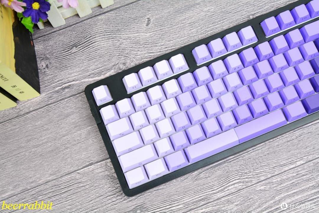 达尔优 EK87 PRO三模机械键盘:渐变侧刻高颜值